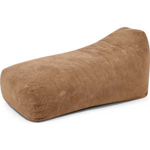 Hnědý manšestrový sedací vak Snug Long 140 – SLOWDOWN obraz