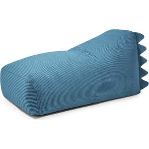 Modrý manšestrový dětský sedací vak Snug 130 Dragon – SLOWDOWN obraz