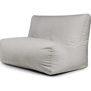 Světle šedý sedací vak z textilie bouclé Sofa Seat Lounge – SLOWDOWN obraz