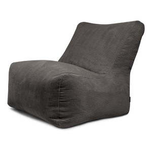 Tmavě šedý manšestrový sedací vak Seat 100 Lounge – SLOWDOWN obraz