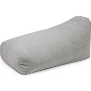 Světle šedý sedací vak z textilie bouclé Snug 130 – SLOWDOWN obraz