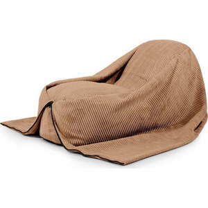 Hnědý manšestrový dětský sedací vak Cocoon 120 – SLOWDOWN obraz