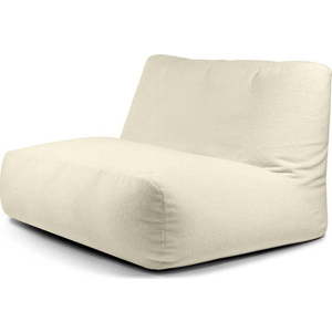 Krémový sedací vak z textilie bouclé Sofa Tube – SLOWDOWN obraz