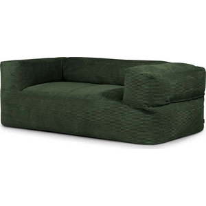 Zelený manšestrový sedací vak Sofa MooG – SLOWDOWN obraz