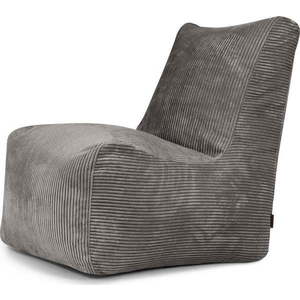 Tmavě šedý manšestrový sedací vak Seat Lounge – SLOWDOWN obraz