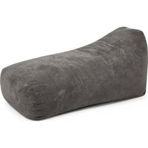 Tmavě šedý manšestrový sedací vak Snug Long 140 – SLOWDOWN obraz