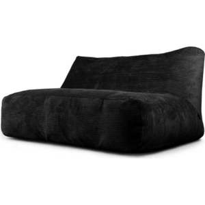 Černý manšestrový sedací vak Sofa Tube 160 – SLOWDOWN obraz