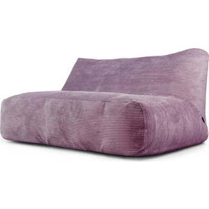 Fialový manšestrový sedací vak Sofa Tube 160 – SLOWDOWN obraz