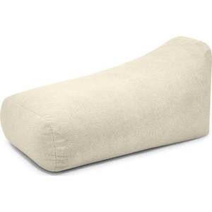 Krémový sedací vak z textilie bouclé Snug Long 140 – SLOWDOWN obraz