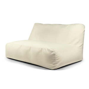 Krémový sedací vak z textilie bouclé Sofa Tube 160 – SLOWDOWN obraz