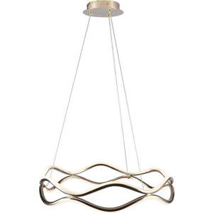 LED závěsné svítidlo v mosazné barvě ø 50 cm Vave – Candellux Lighting obraz