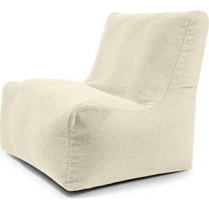 Krémový sedací vak z textilie bouclé Seat 100 Lounge – SLOWDOWN obraz