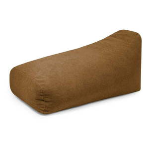 Hnědý sedací vak z textilie bouclé Snug 130 – SLOWDOWN obraz