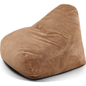Hnědý manšestrový sedací vak Snug 100 – SLOWDOWN obraz
