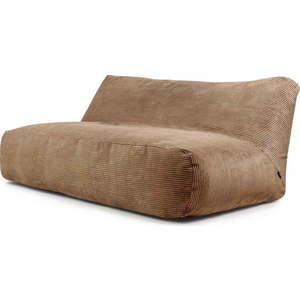 Hnědý manšestrový sedací vak Sofa Tube 190 – SLOWDOWN obraz