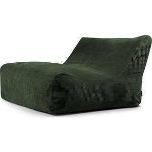 Zelený manšestrový sedací vak Sofa Lounge – SLOWDOWN obraz