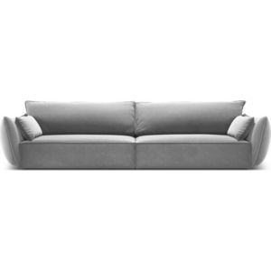 Světle šedá sametová pohovka 248 cm Vanda – Mazzini Sofas obraz