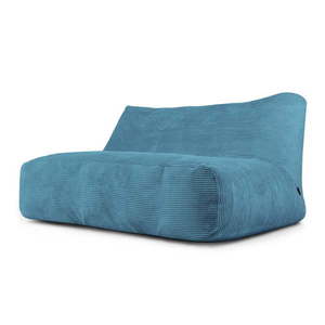 Modrý manšestrový sedací vak Sofa Tube 160 – SLOWDOWN obraz