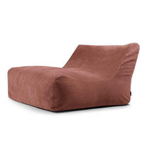 Manšestrový sedací vak v cihlové barvě Sofa Lounge – SLOWDOWN obraz