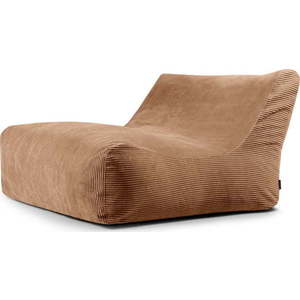 Hnědý manšestrový sedací vak Sofa Lounge – SLOWDOWN obraz