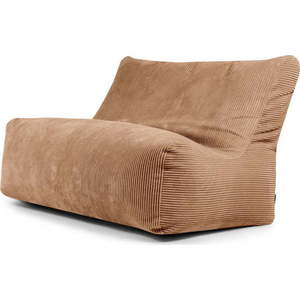 Hnědý manšestrový sedací vak Sofa Seat Lounge – SLOWDOWN obraz
