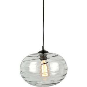 Šedé skleněné závěsné svítidlo, výška 21 cm Sphere - Leitmotiv obraz