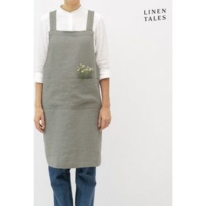 Lněná zástěra Khaki – Linen Tales obraz