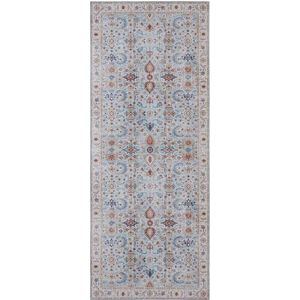Modro-béžový běhoun Nouristan Vivana, 80 x 200 cm obraz