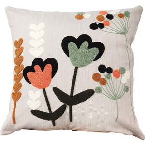 Lněný dekorační polštář 43x43 cm Lale – Mioli Decor obraz