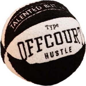 Dekorační polštář z materiálu bouclé ø 25 cm Basketball – Mioli Decor obraz