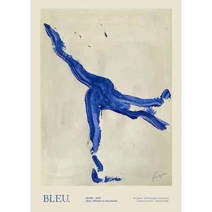 Plakát 50x70 cm Bleu – The Poster Club obraz