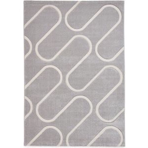 Šedý koberec 120x170 cm Linear Curve – Catherine Lansfield obraz