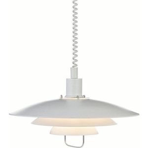 Bílé závěsné svítidlo Markslöjd Kikrenes, ø 48 cm obraz