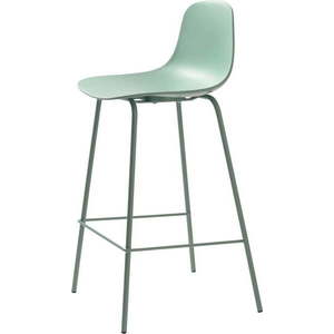 Světle zelená plastová barová židle (výška sedáku 67, 5 cm) Whitby – Unique Furniture obraz