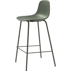 Khaki plastová barová židle (výška sedáku 67, 5 cm) Whitby – Unique Furniture obraz