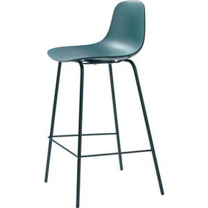 Plastová barová židle v petrolejové barvě (výška sedáku 67, 5 cm) Whitby – Unique Furniture obraz