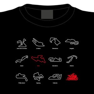 Tričko - okruhy MotoGP, XXL obraz