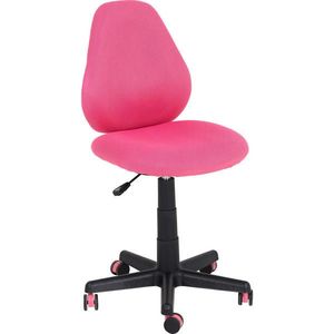 Xora OTOČNÁ ŽIDLE PRO MLÁDEŽ, síťovina, černá, pink obraz