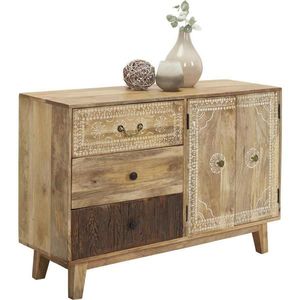 Ambia Home KOMODA, mangové dřevo, hnědá, 115/80/35 cm obraz