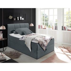 MID.YOU POSTEL BOXSPRING, 120/200 cm, antracitová obraz
