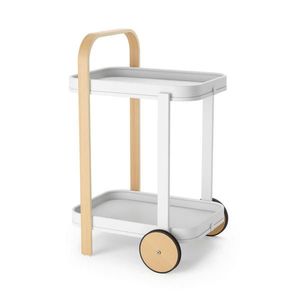 Umbra SERVÍROVACÍ VOZÍK, přírodní barvy, bílá, 44/80/50 cm obraz