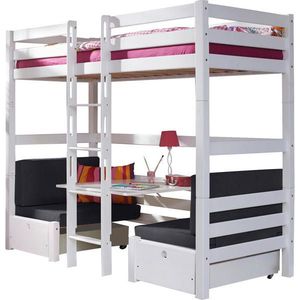 Carryhome PALANDA, 90/200 cm, černá, bílá obraz