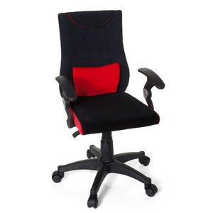 MID.YOU OTOČNÁ ŽIDLE PRO MLÁDEŽ, červená, černá obraz