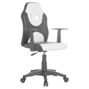 MID.YOU OTOČNÁ ŽIDLE PRO MLÁDEŽ, černá, bílá obraz