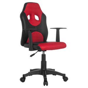 MID.YOU OTOČNÁ ŽIDLE PRO MLÁDEŽ, červená, černá obraz