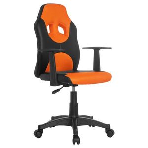 MID.YOU OTOČNÁ ŽIDLE PRO MLÁDEŽ, oranžová, černá obraz
