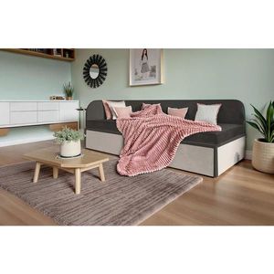 Livetastic ČALOUNĚNÁ POSTEL, 90/200 cm černá obraz