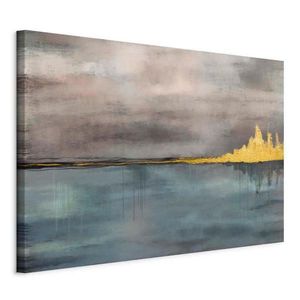 artgeist LEINWANDBILD, krajina a příroda, abstraktní, města, zrcadlové obrazy, 120/80/1, 2 cm obraz