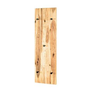 XXXL ŠATNÍ PANEL, černá, barvy dubu, dub, 30/100/6 cm obraz