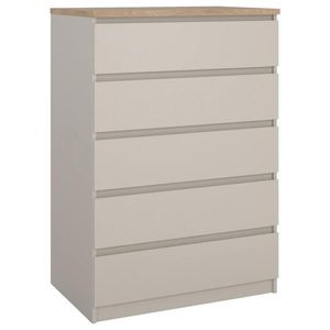 Boxxx KOMODA, barvy dubu, kašmírová, 77/111, 3/50 cm obraz